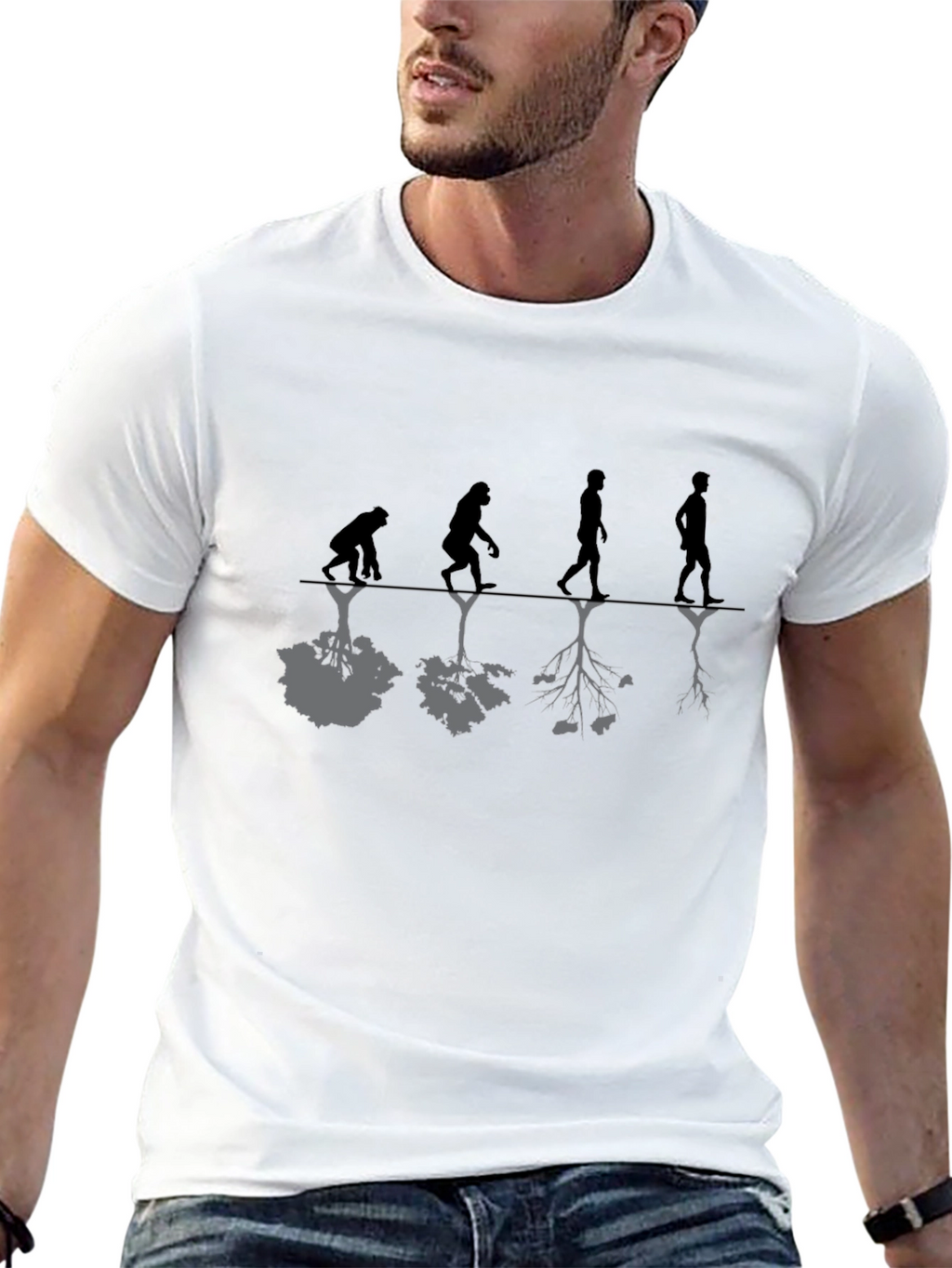 Evolution Roots Black T-Shirt