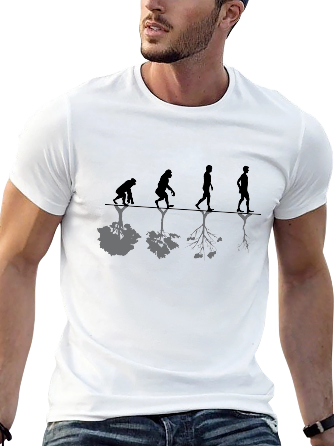 Evolution Roots Black T-Shirt