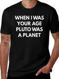 Pluto Was A Planet Funny T-Shirt