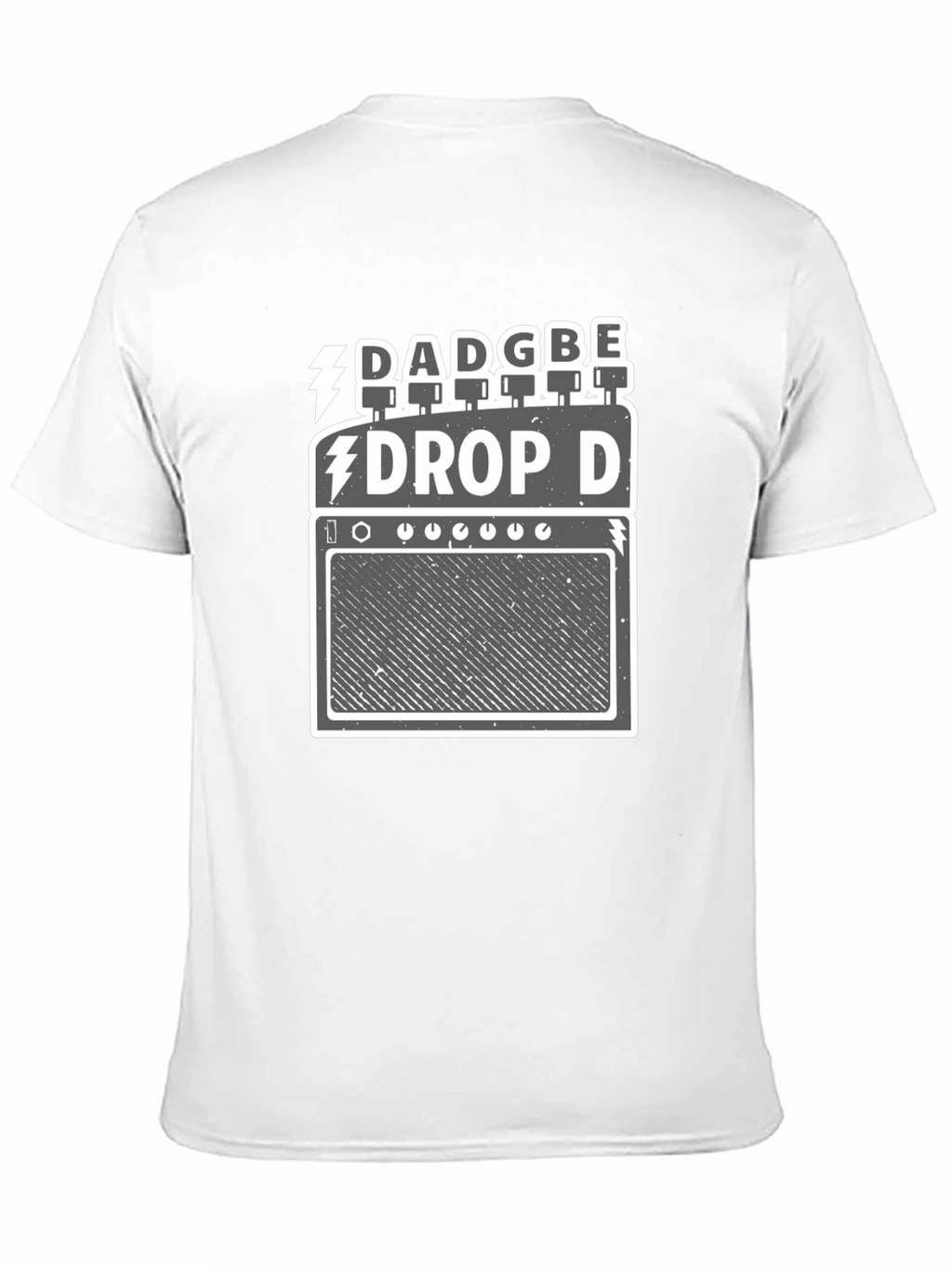 Drop D Tuning Guitar Amp Black T-Shirt