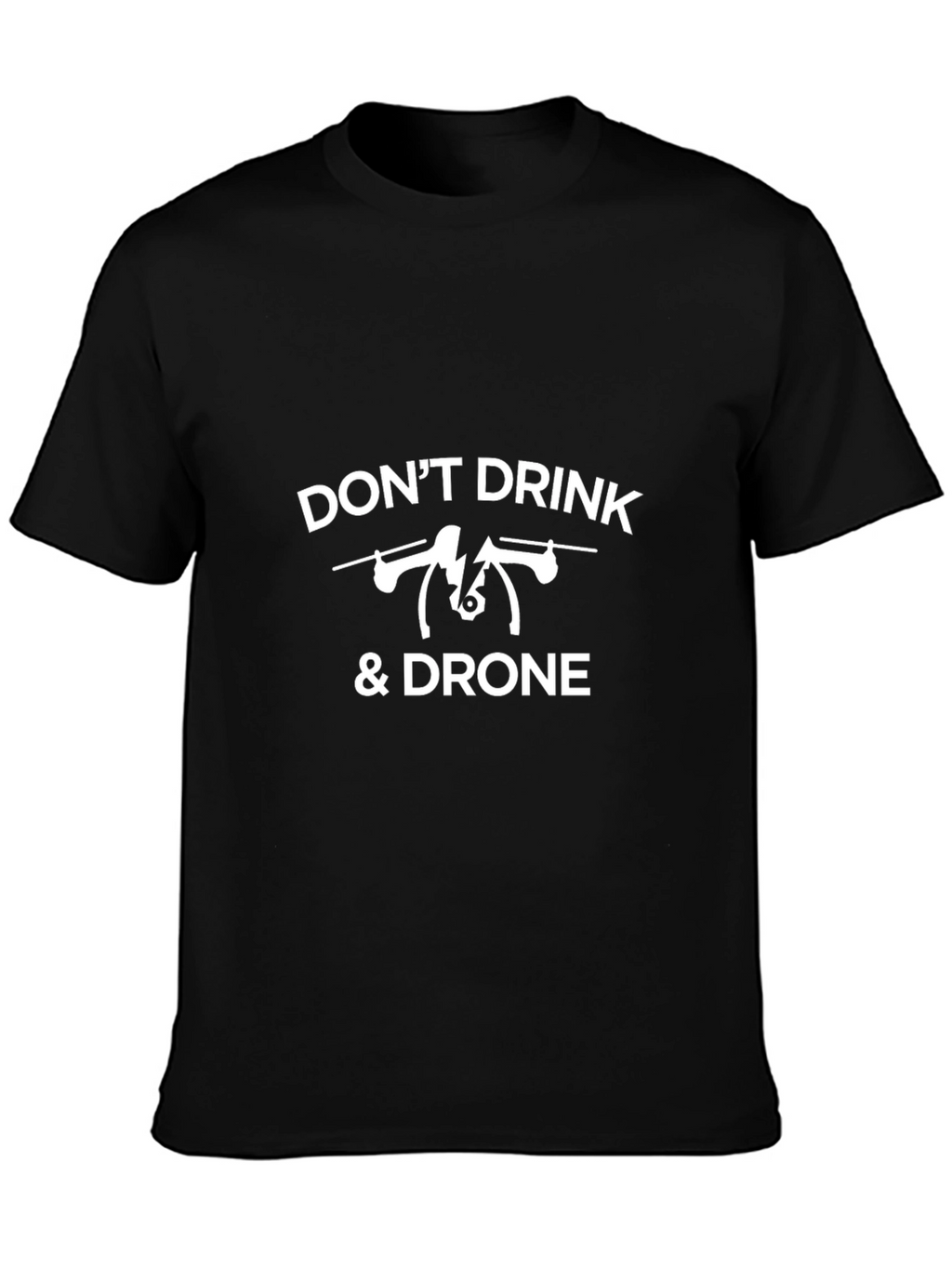 Dont Drink & Drone Graphic Tee - Black T-Shirt