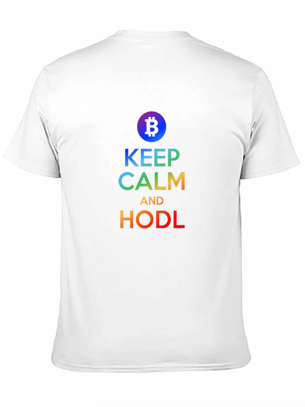Keep Calm and HODL Bitcoin T-Shirt Crypto Trader Gift