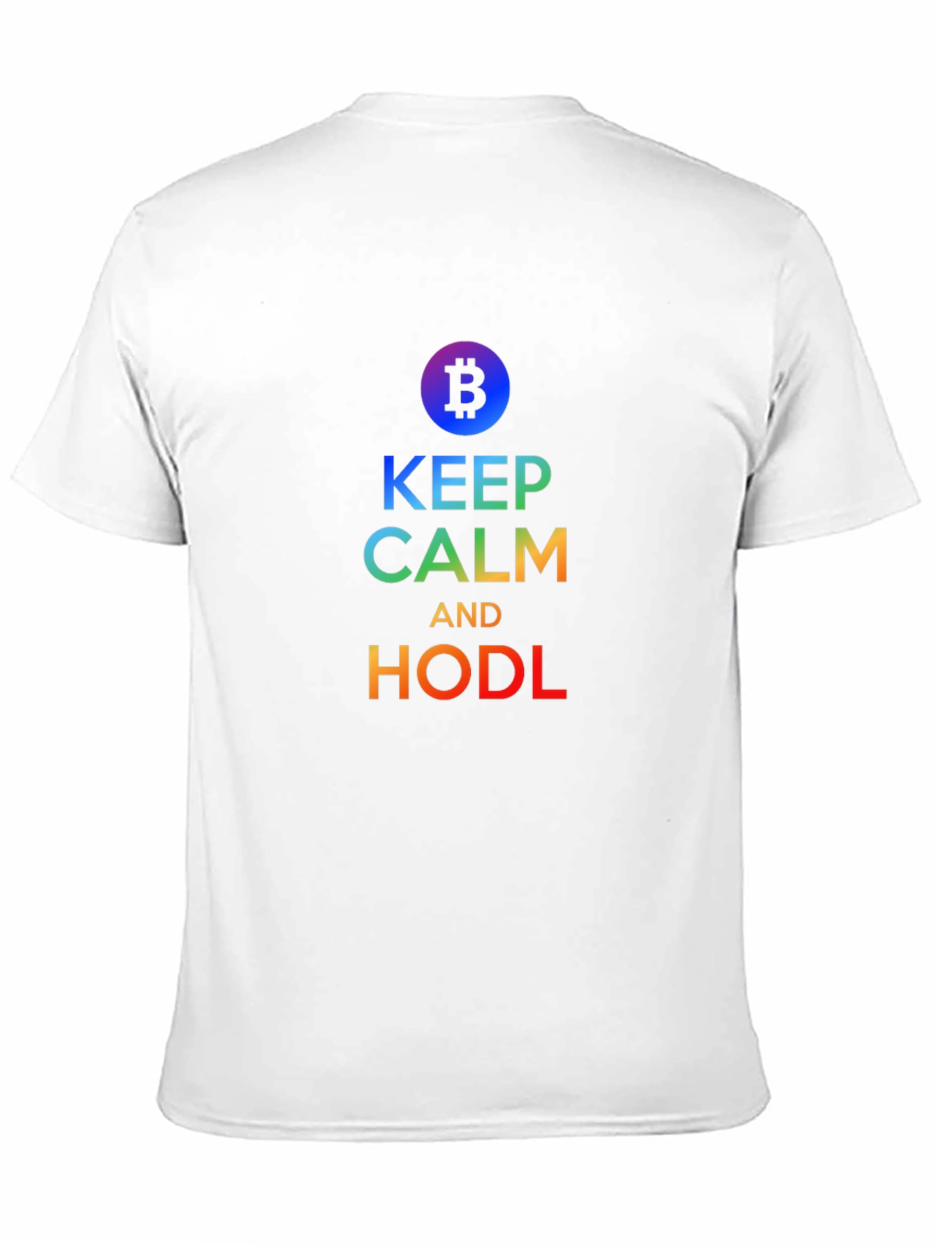 Keep Calm and HODL Bitcoin T-Shirt Crypto Trader Gift