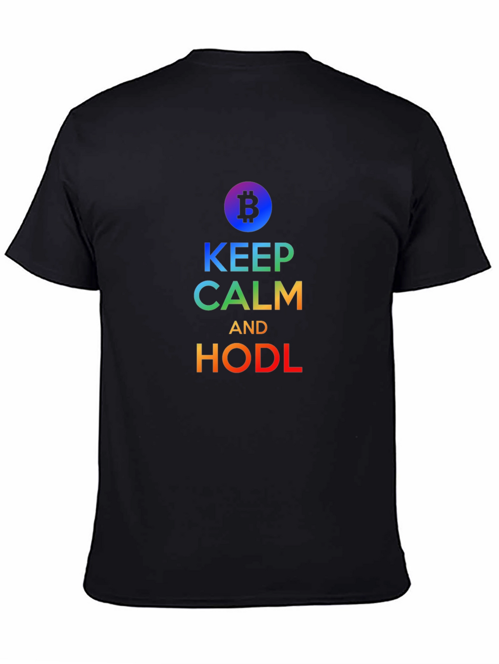 Keep Calm and HODL Bitcoin T-Shirt Crypto Trader Gift