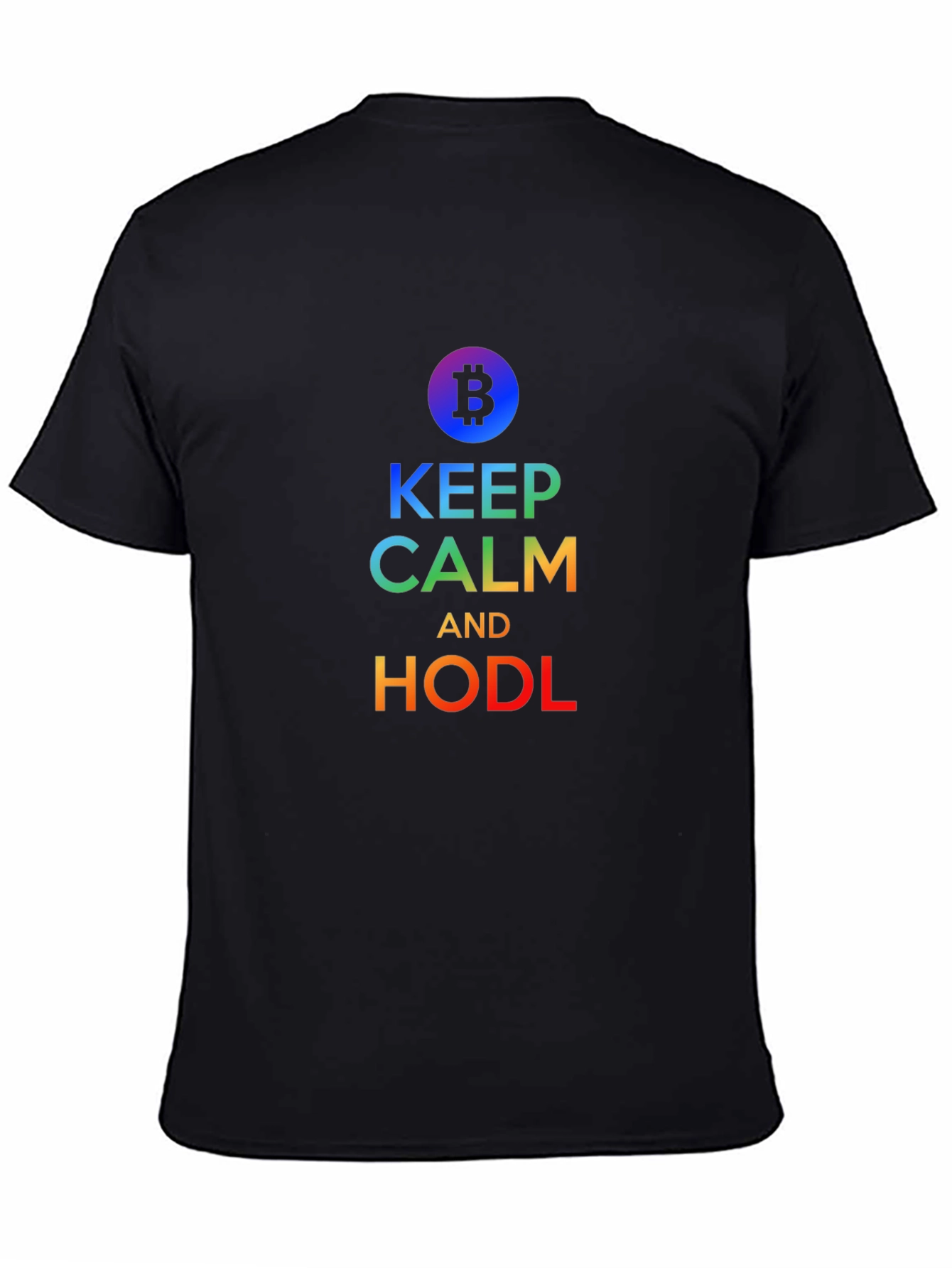 Keep Calm and HODL Bitcoin T-Shirt Crypto Trader Gift