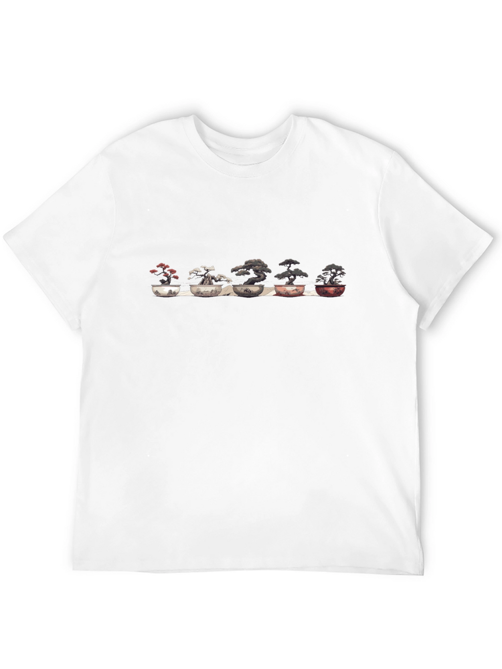Bonsai Tree Art Black T-Shirt