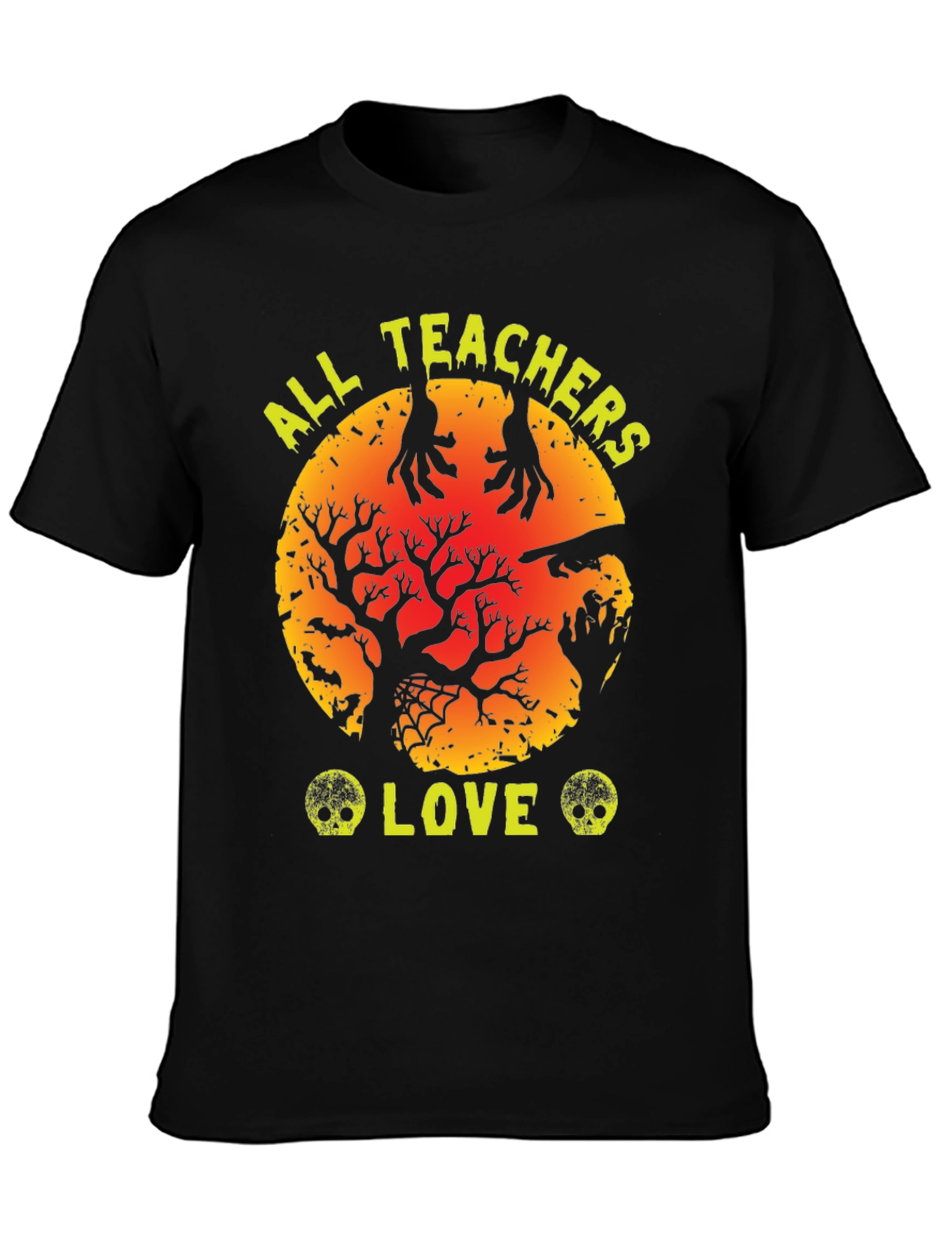 Halloween Teacher T-Shirt - All Teachers Love Spooky Season!