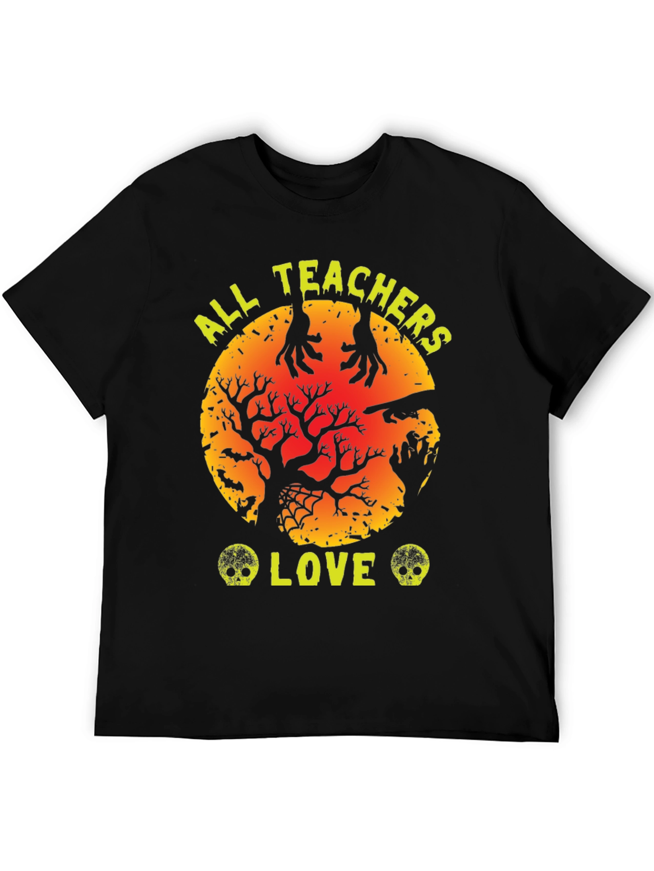 Halloween Teacher T-Shirt - All Teachers Love Spooky Season!