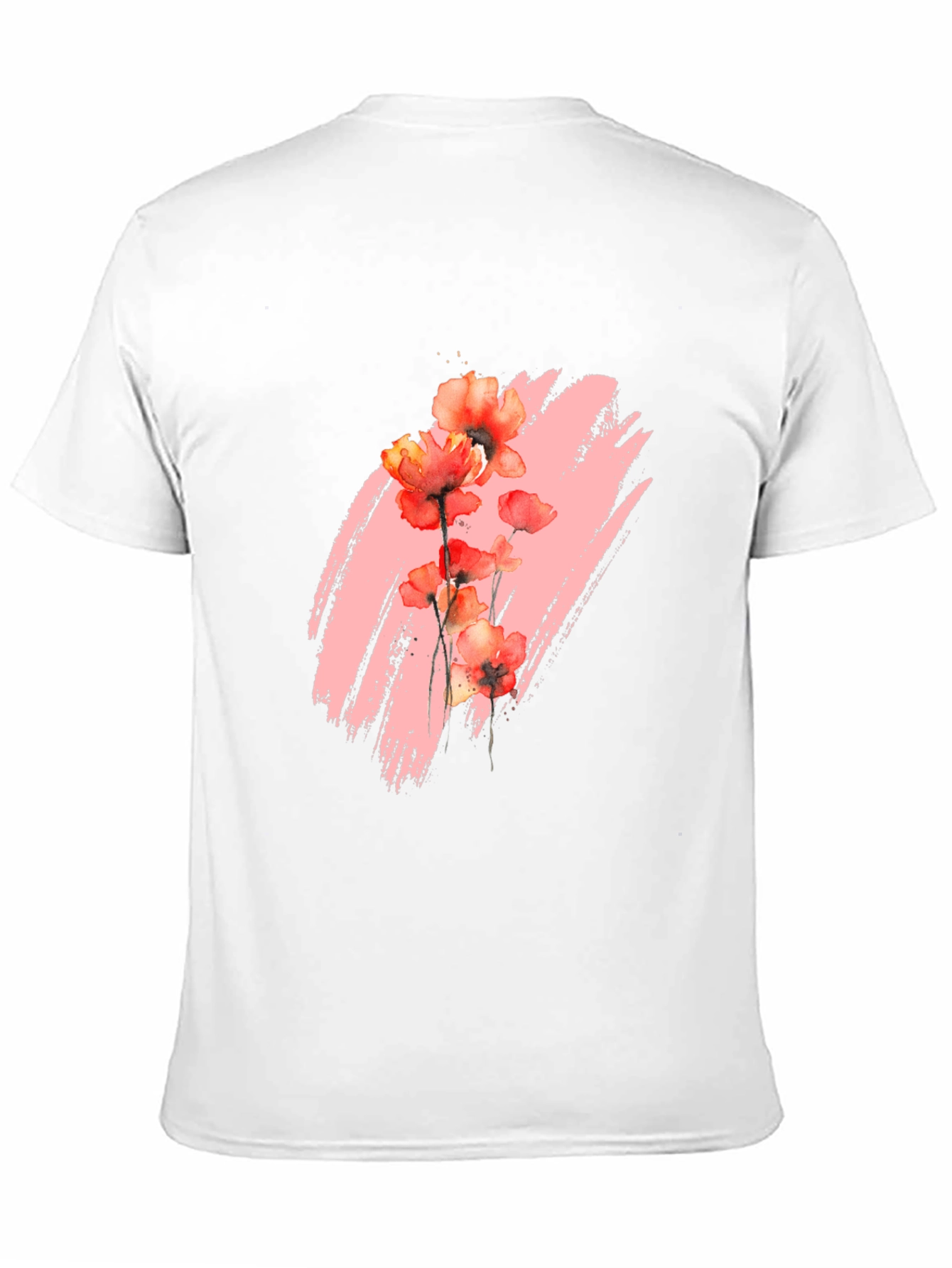 Floral Brushstroke Graphic T-Shirt