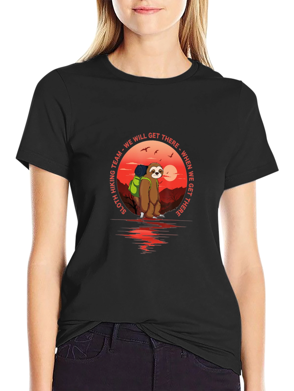Sloth Hiking Team T-Shirt - We Will Get There