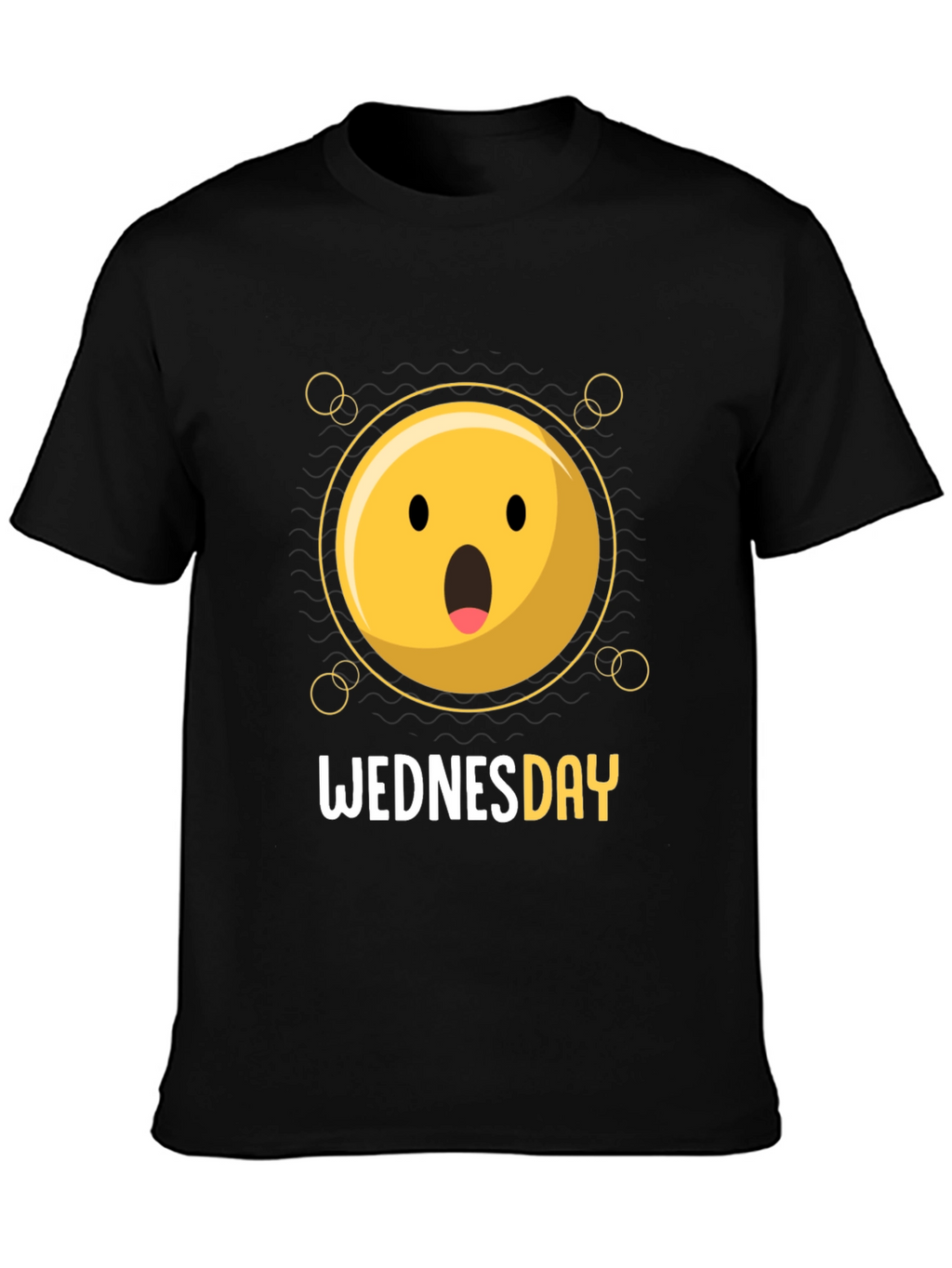 Wednesday Emoji T-Shirt - Black Graphic Tee