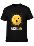 Wednesday Emoji T-Shirt - Black Graphic Tee