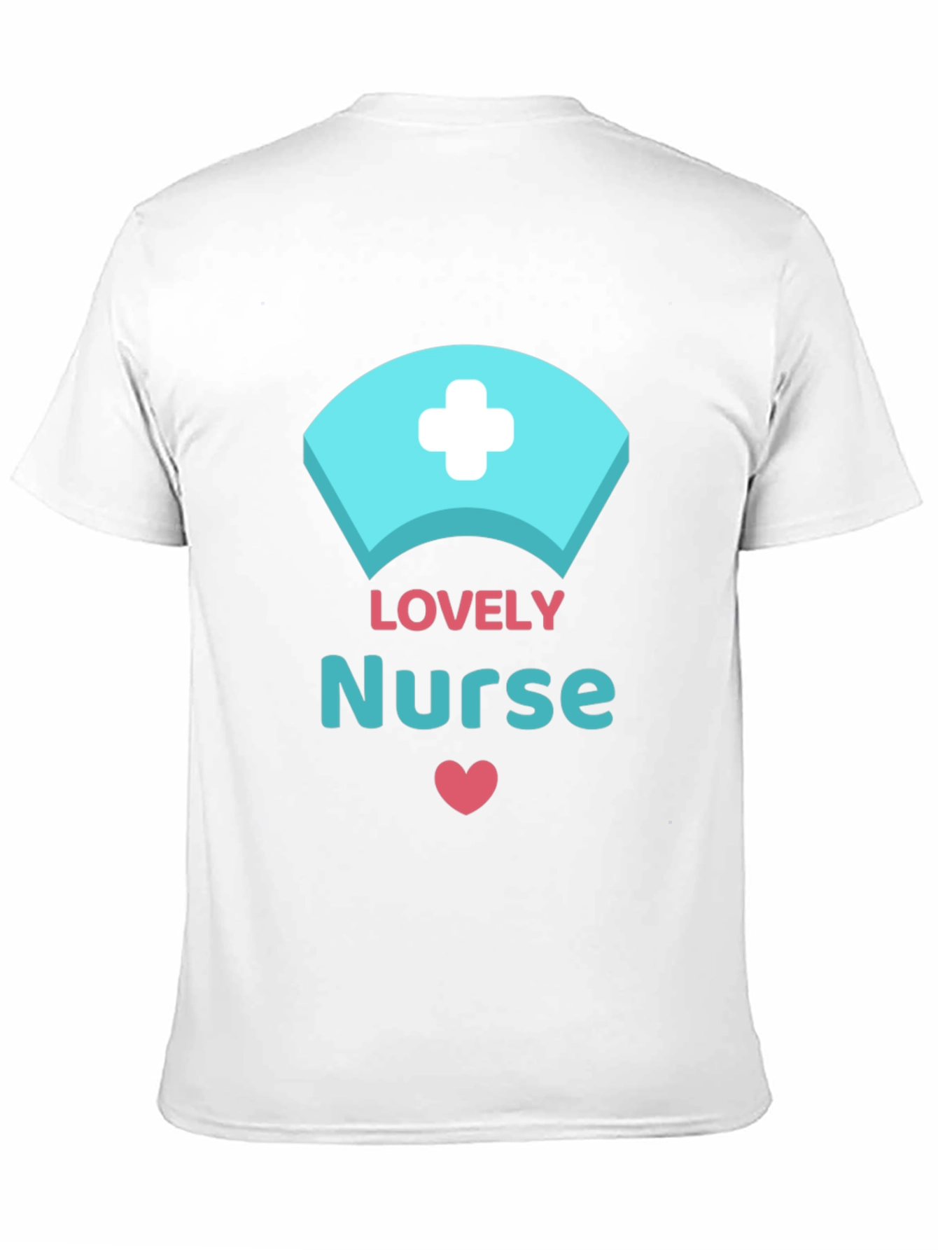 Lovely Nurse Graphic T-Shirt Black Unisex