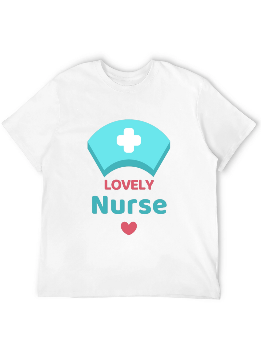 Lovely Nurse Graphic T-Shirt Black Unisex
