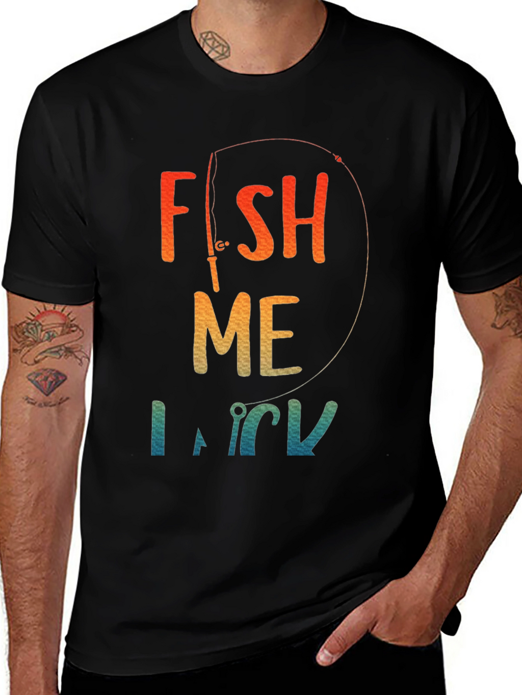 Fish Me Luck T-Shirt - Fishing Graphic Tee