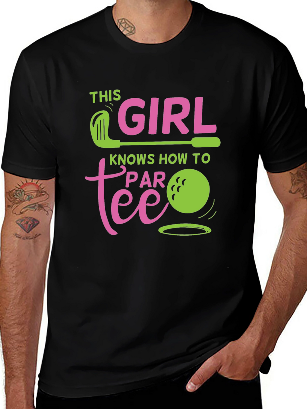 Golf Girl T-Shirt - Knows How to Par Tee
