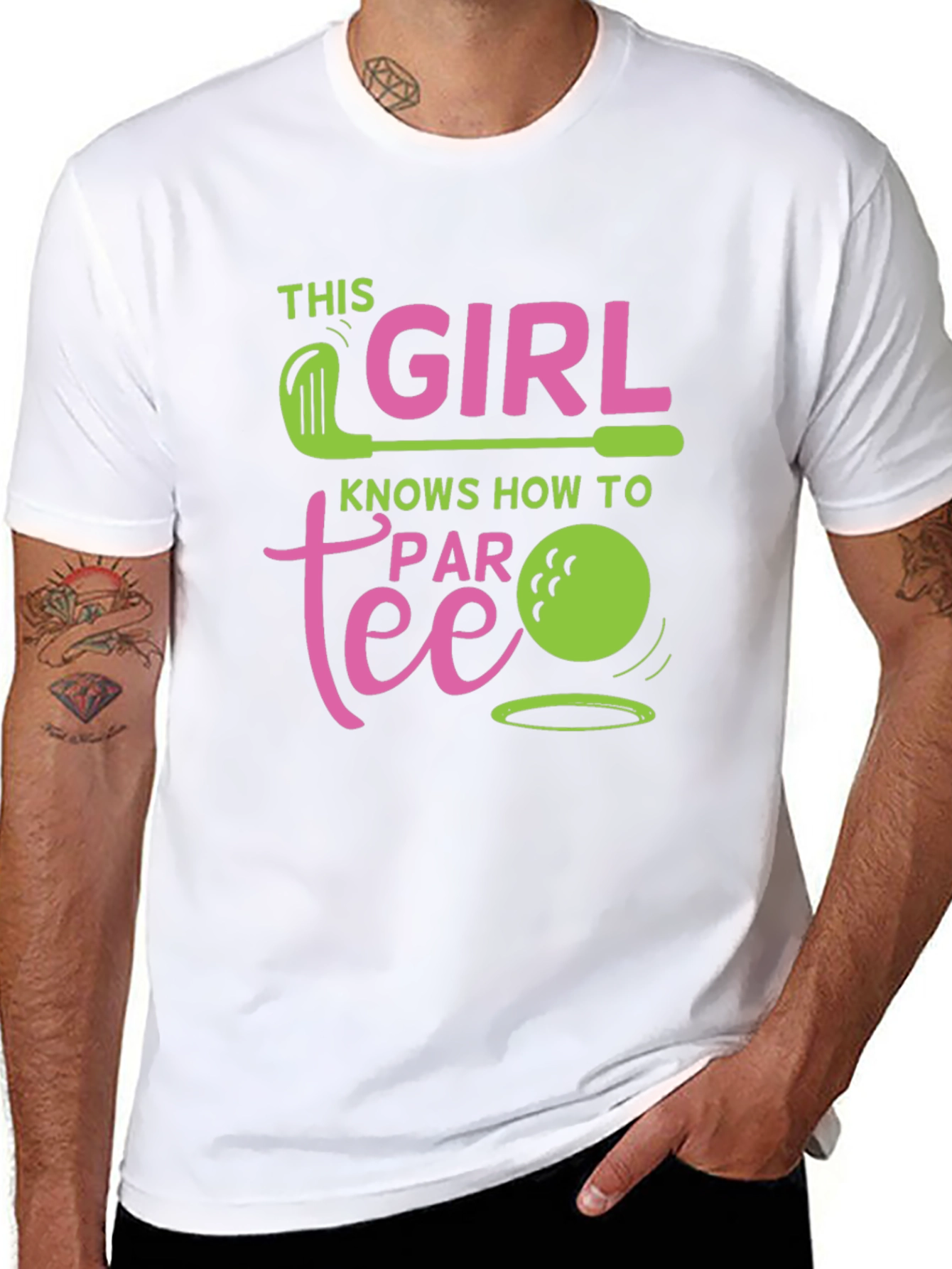 Golf Girl T-Shirt - Knows How to Par Tee
