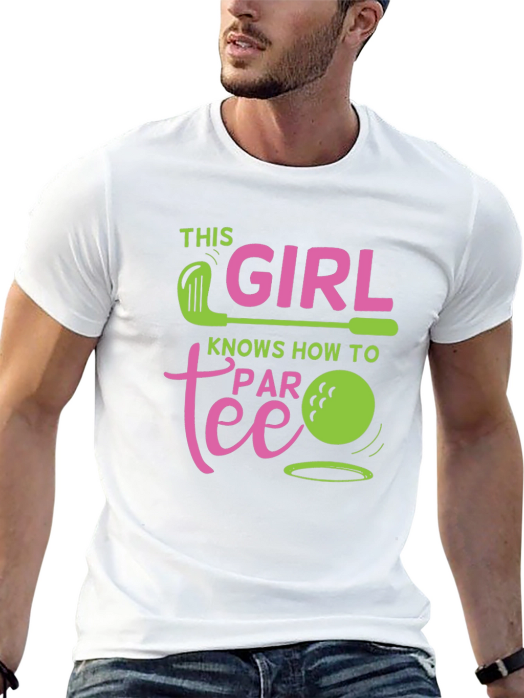 Golf Girl T-Shirt - Knows How to Par Tee