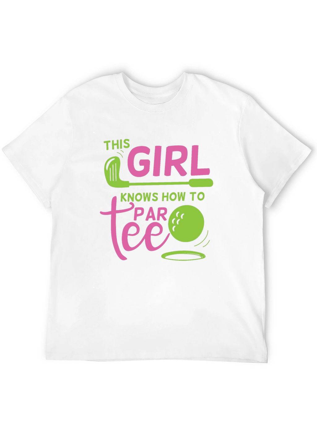 Golf Girl T-Shirt - Knows How to Par Tee