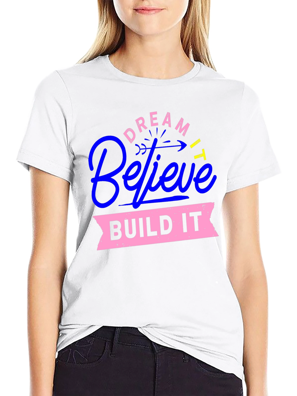 Dream Believe Build Graphic Tee