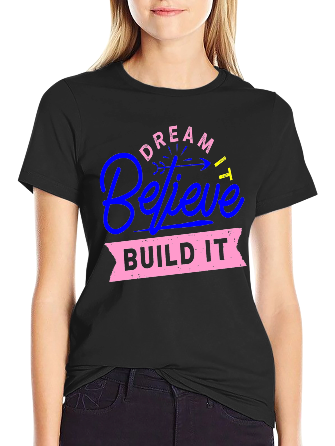 Dream Believe Build Graphic Tee