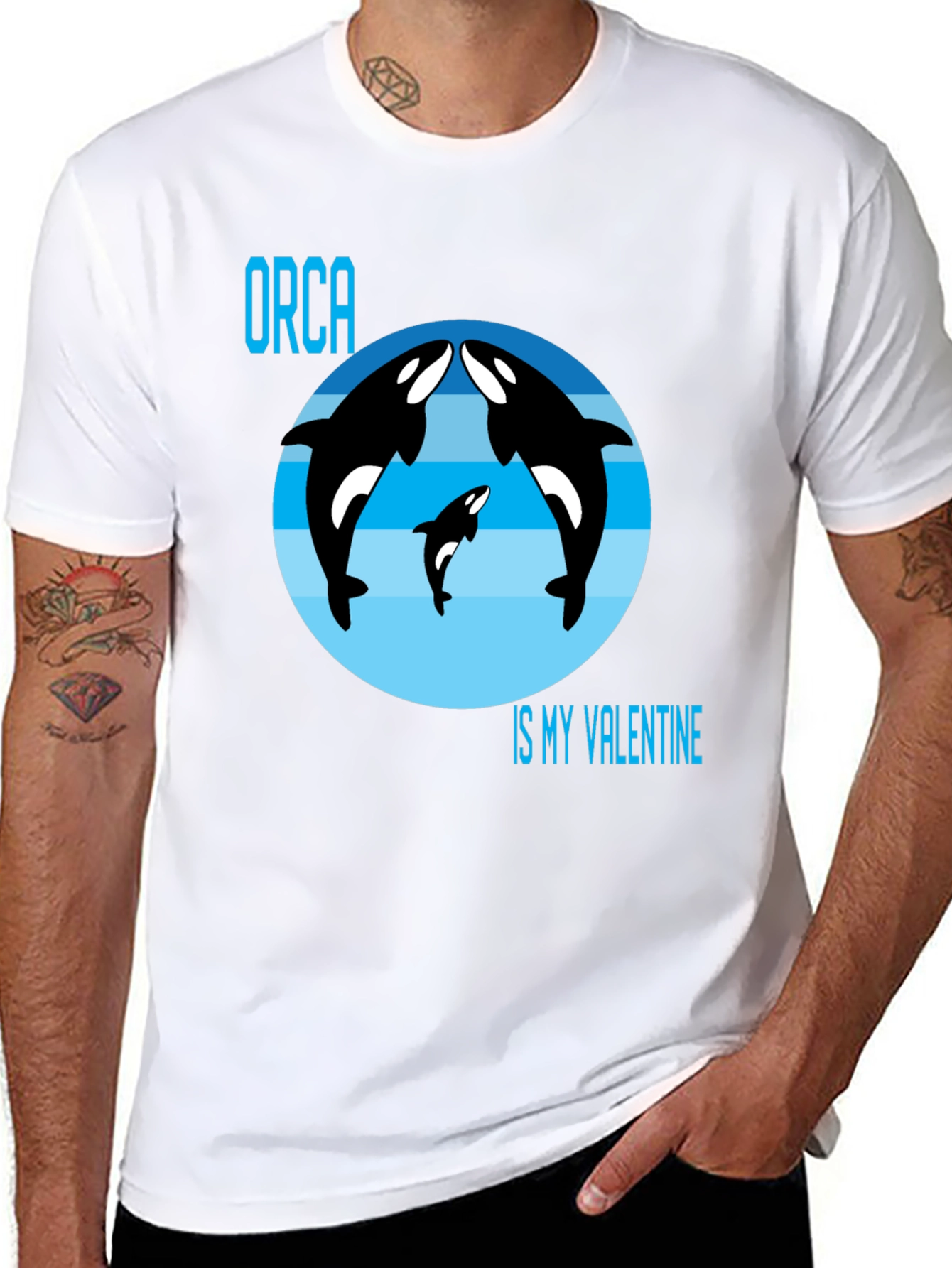 Orca Is My Valentine T-Shirt