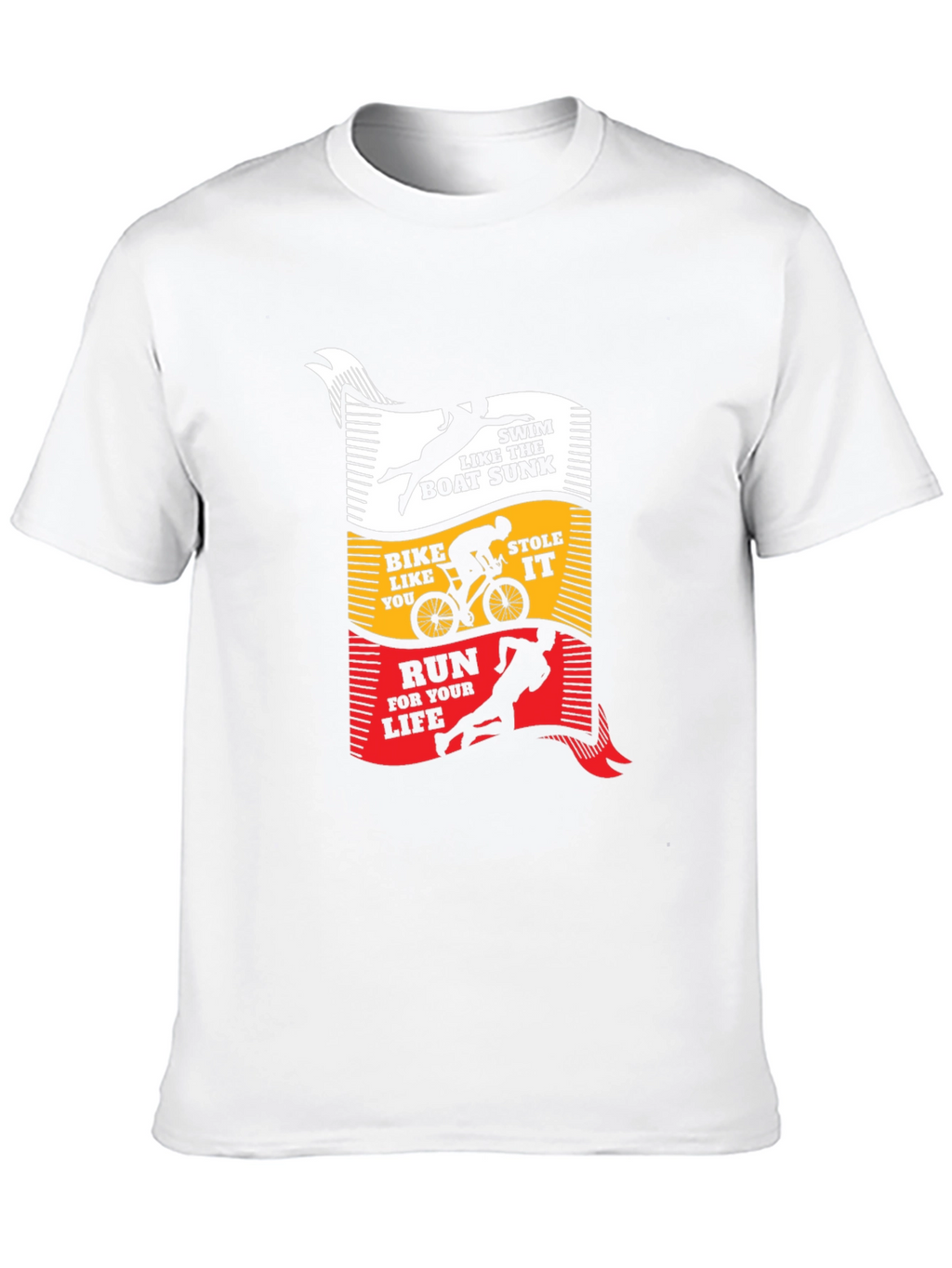 Triathlon T-Shirt: Swim Bike Run