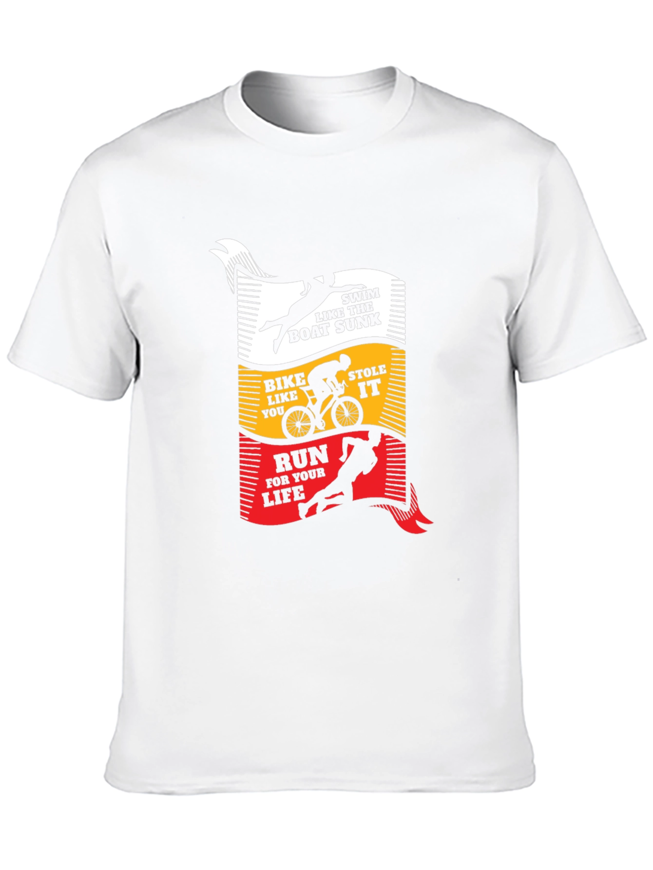 Triathlon T-Shirt: Swim Bike Run