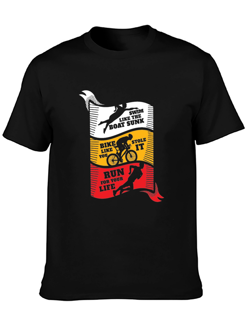 Triathlon T-Shirt: Swim Bike Run