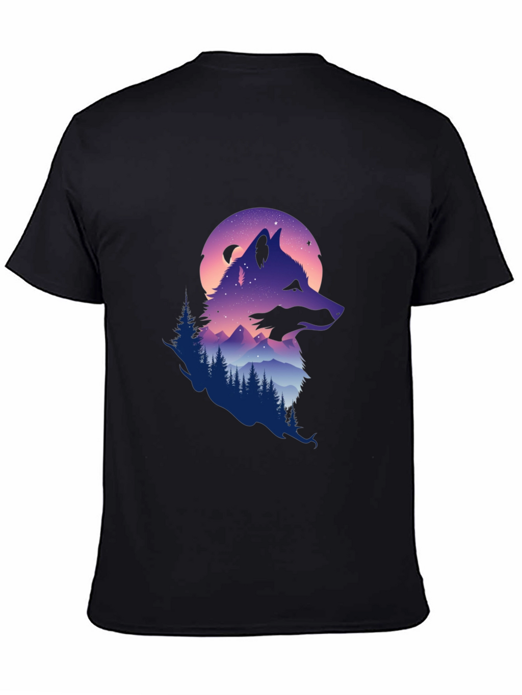 Wolf & Wilderness Graphic T-Shirt