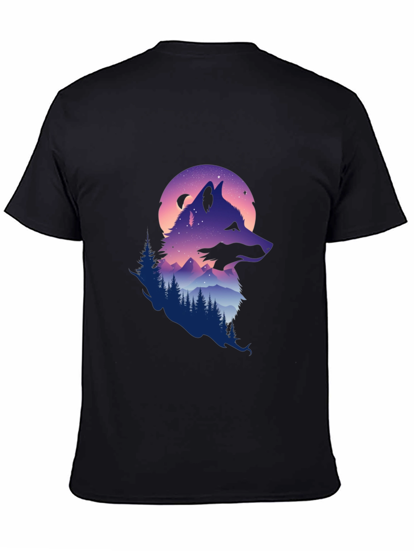 Wolf & Wilderness Graphic T-Shirt