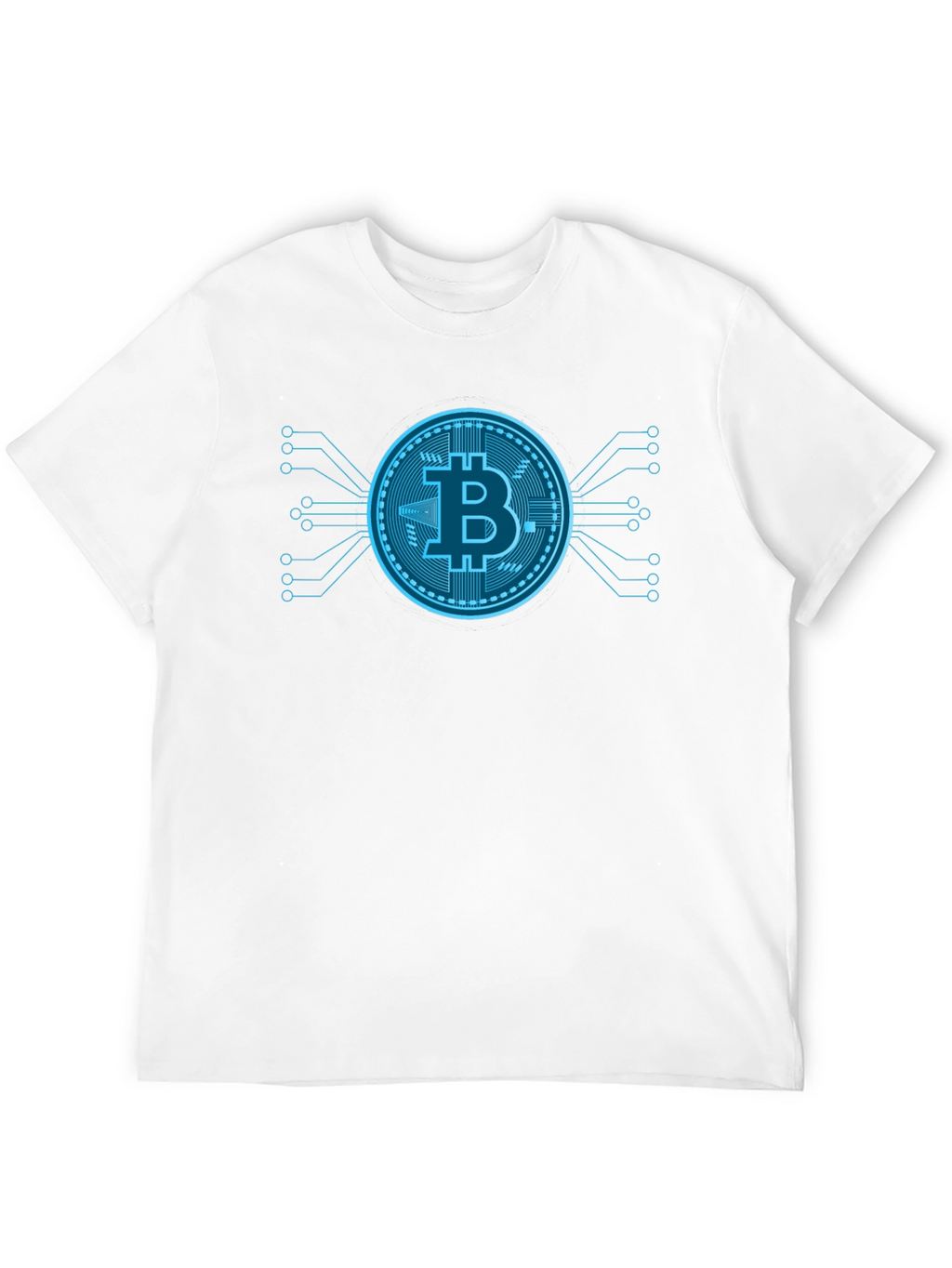 Bitcoin Tech Black T-Shirt Crypto Currency Graphic Tee