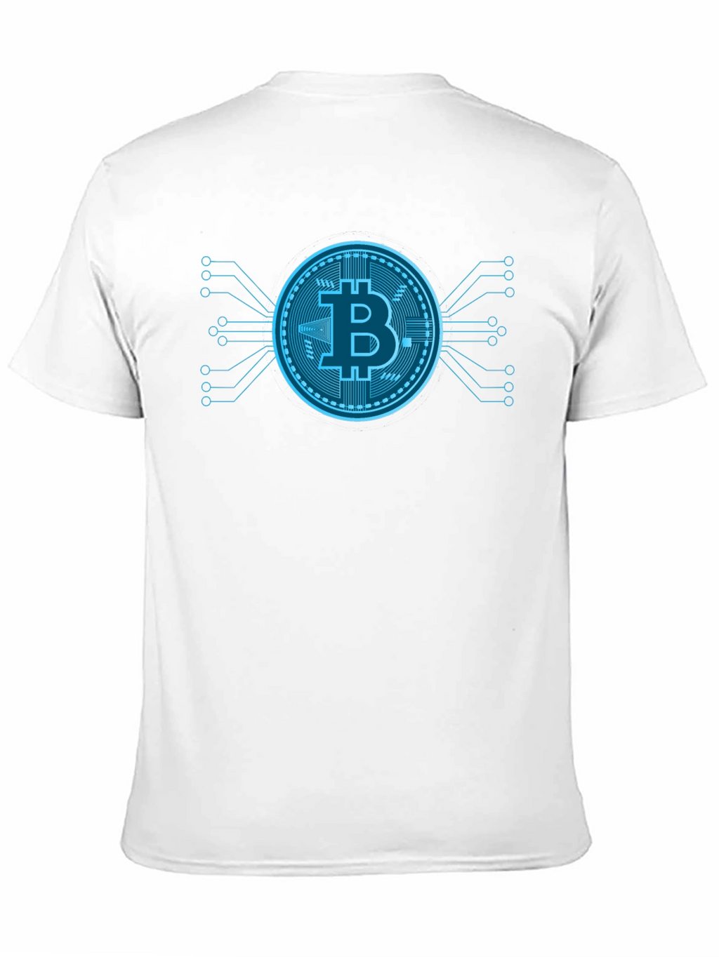 Bitcoin Tech Black T-Shirt Crypto Currency Graphic Tee