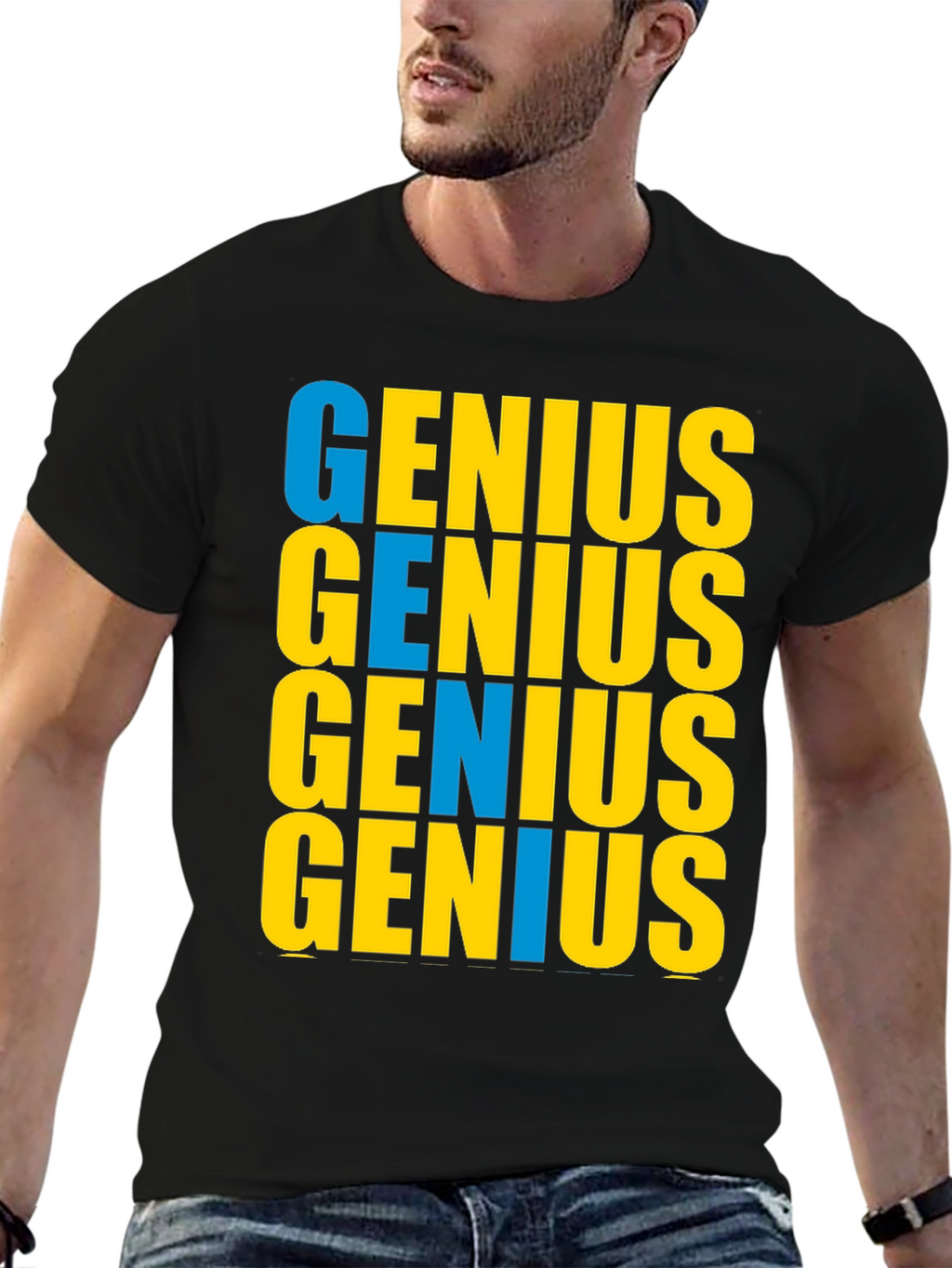 Genius Graphic Print T-Shirt