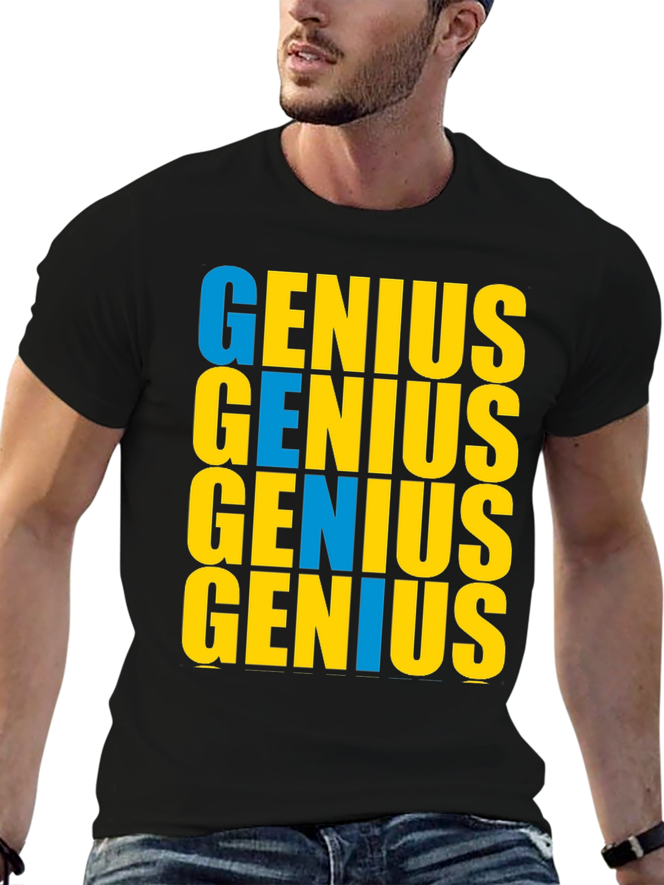 Genius Graphic Print T-Shirt