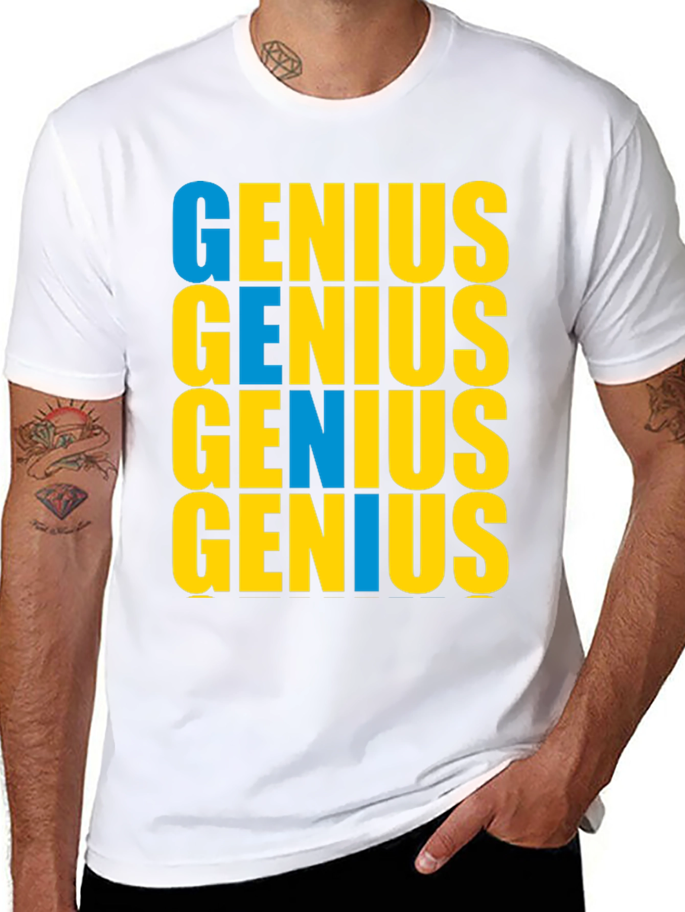 Genius Graphic Print T-Shirt