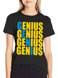 Genius Graphic Print T-Shirt