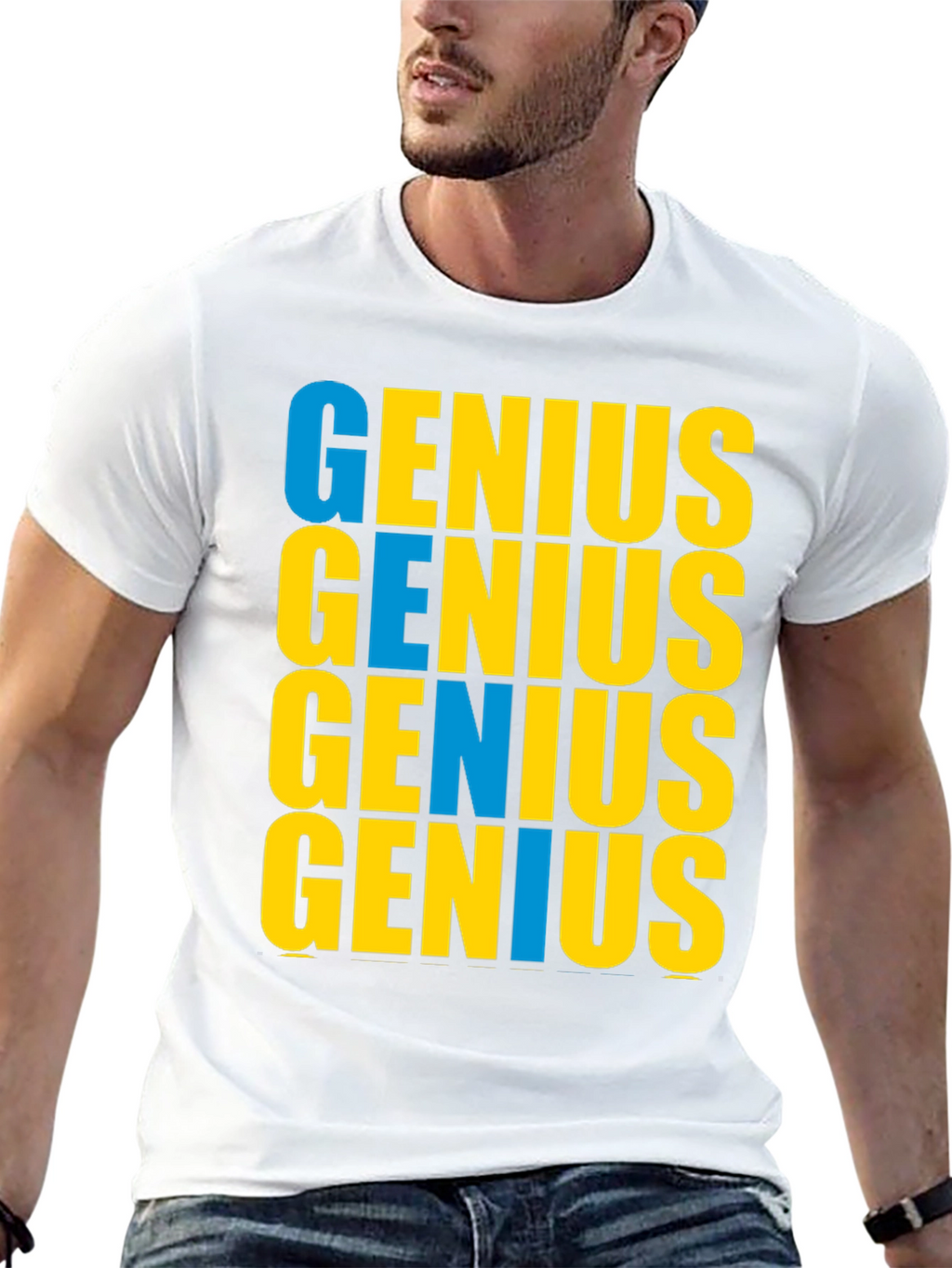 Genius Graphic Print T-Shirt