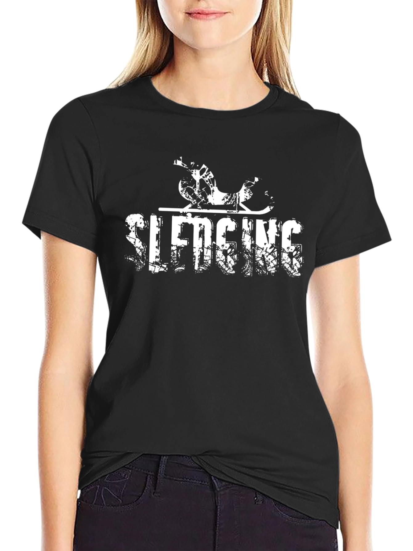 Sledging Graphic Tee - Winter Fun