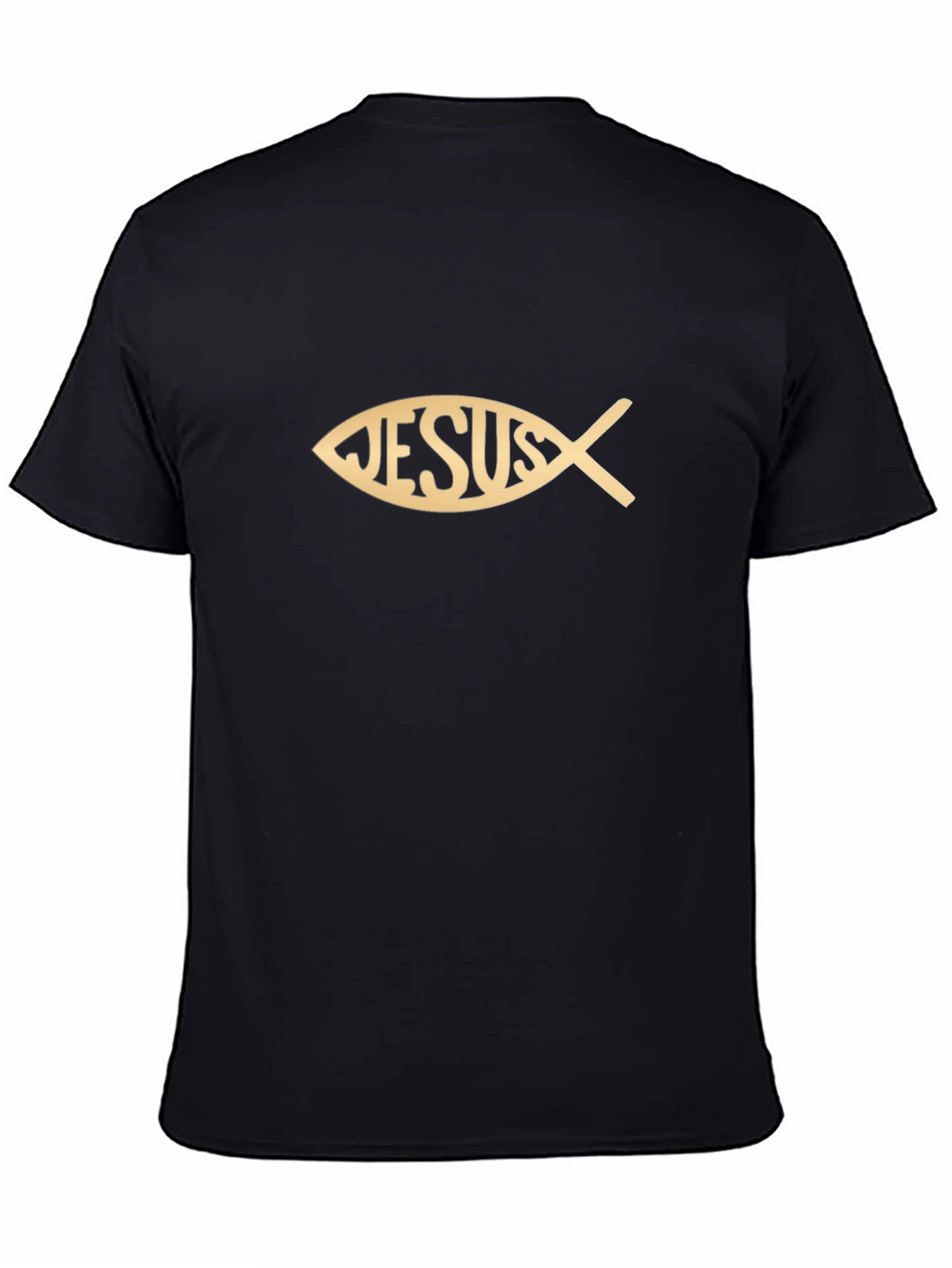 Jesus Fish Graphic T-Shirt - Religious Christian Tee