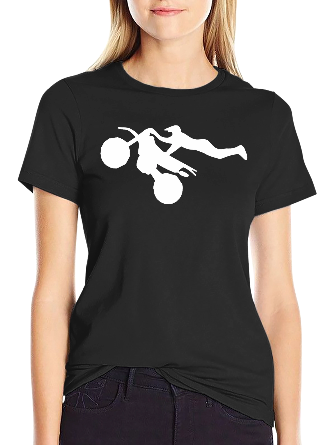 Motorcycle Stunt T-Shirt - Cool Graphic Tee