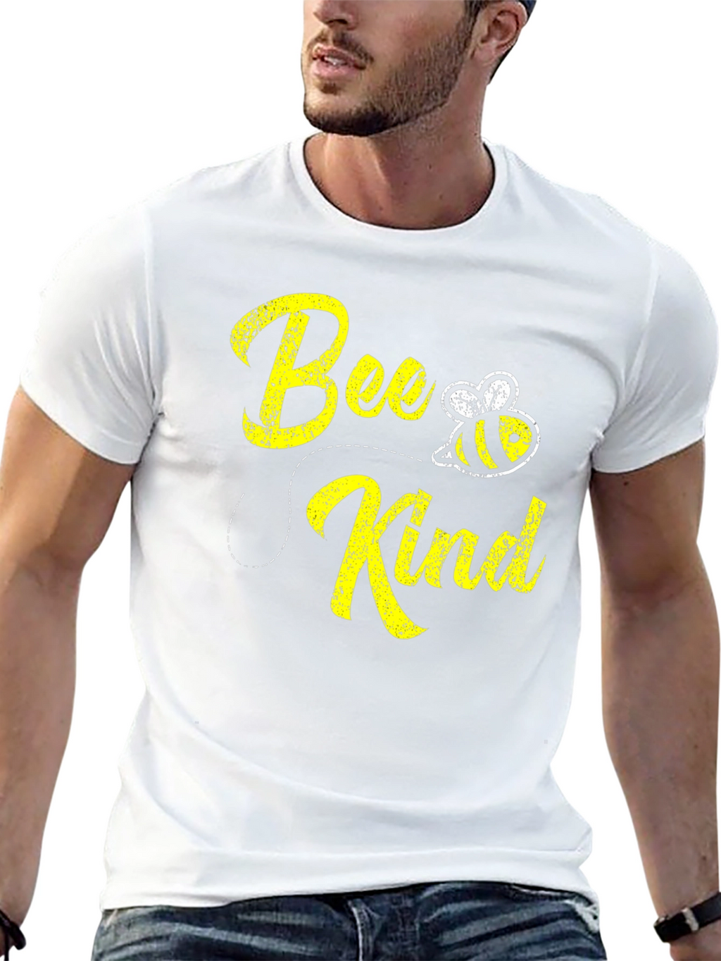 Bee Kind Graphic Tee - Positive Message T-Shirt