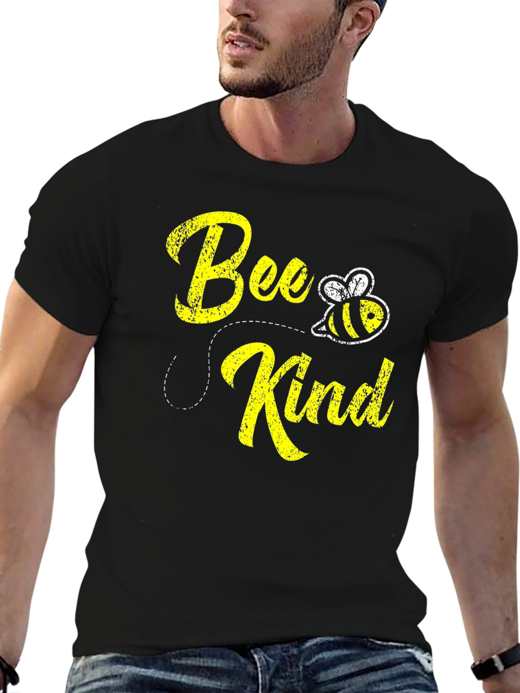 Bee Kind Graphic Tee - Positive Message T-Shirt