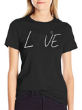 Love Cats Graphic T-Shirt - Unisex Black Tee