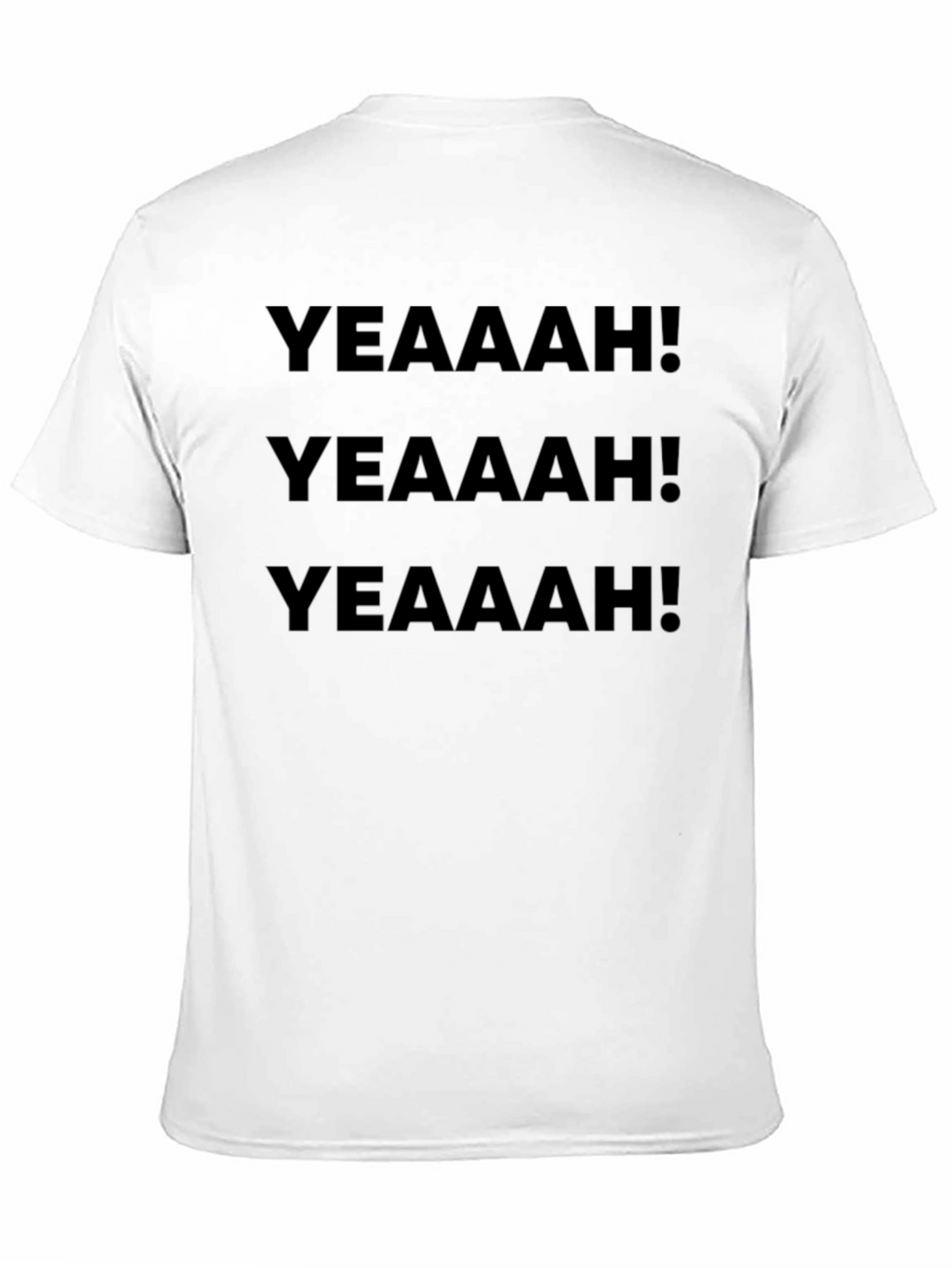 YEAAAH! Graphic Print Black T-Shirt