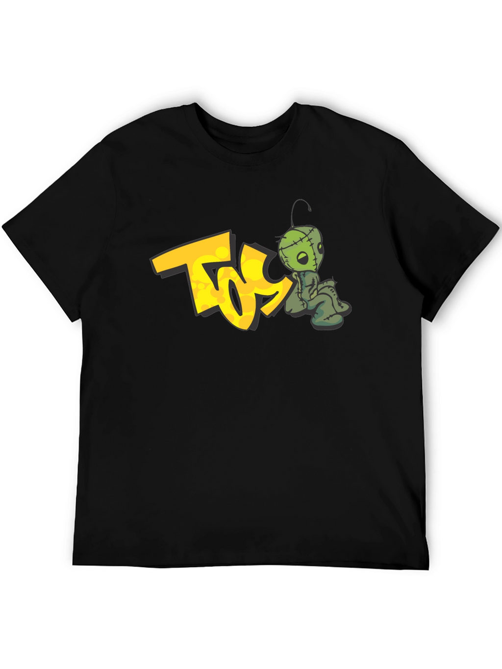 Black Tee with TOS Graphic