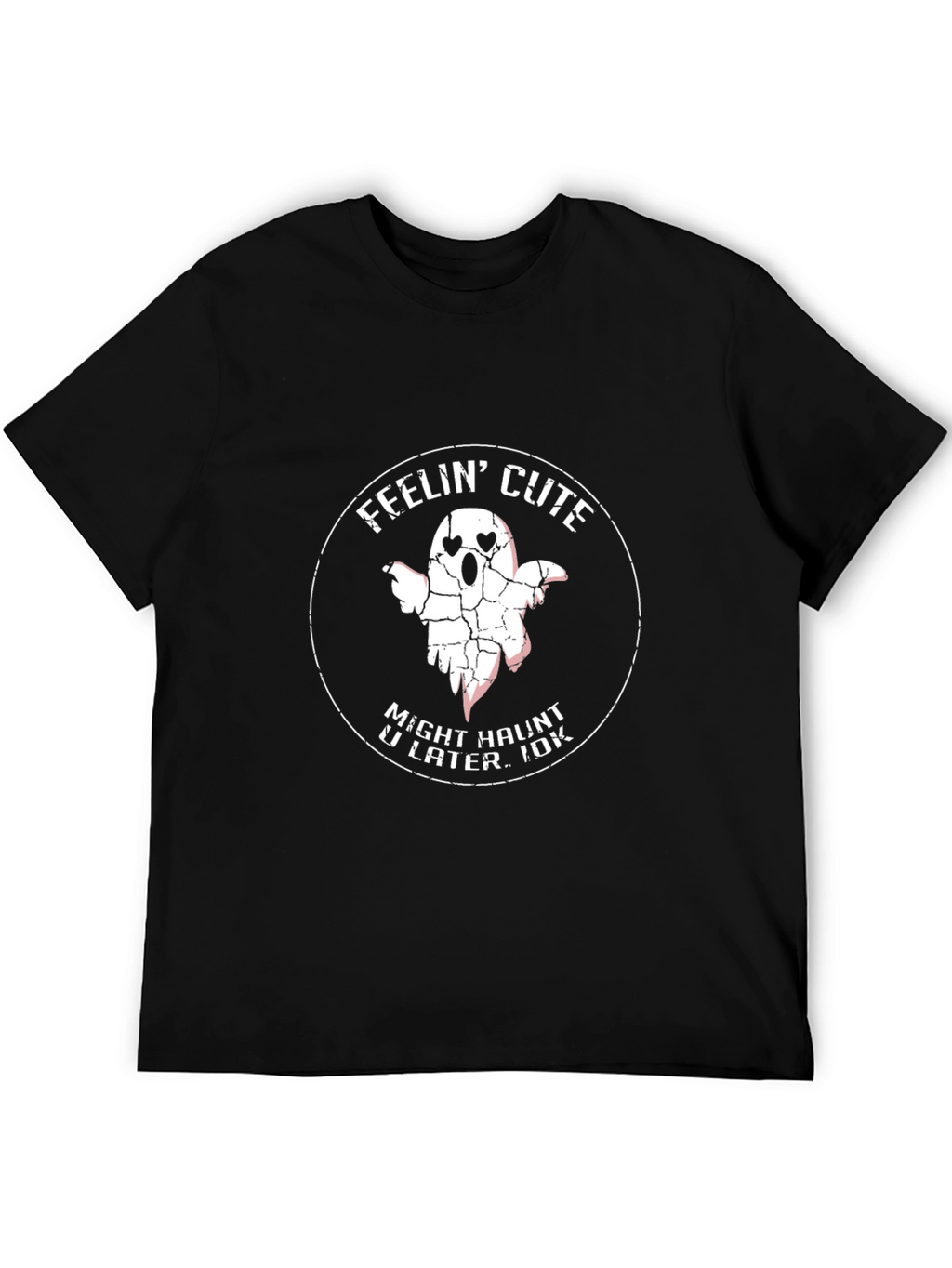 Feelin Cute Ghost Graphic T-Shirt