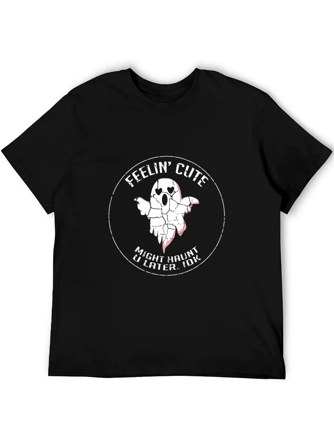 Feelin Cute Ghost Graphic T-Shirt