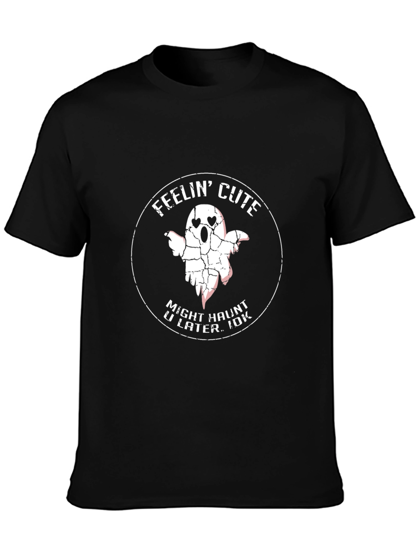 Feelin Cute Ghost Graphic T-Shirt