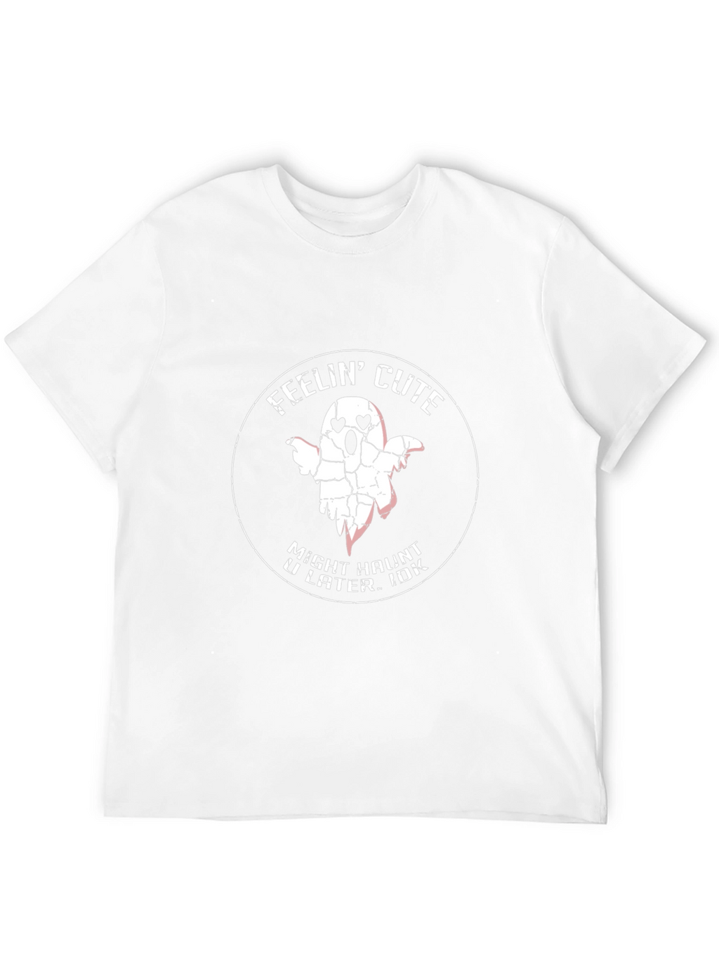Feelin Cute Ghost Graphic T-Shirt